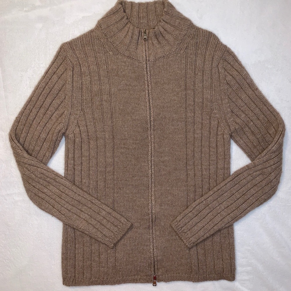 UNITED COLORS OF BENETTON ZIP UP SWEATER